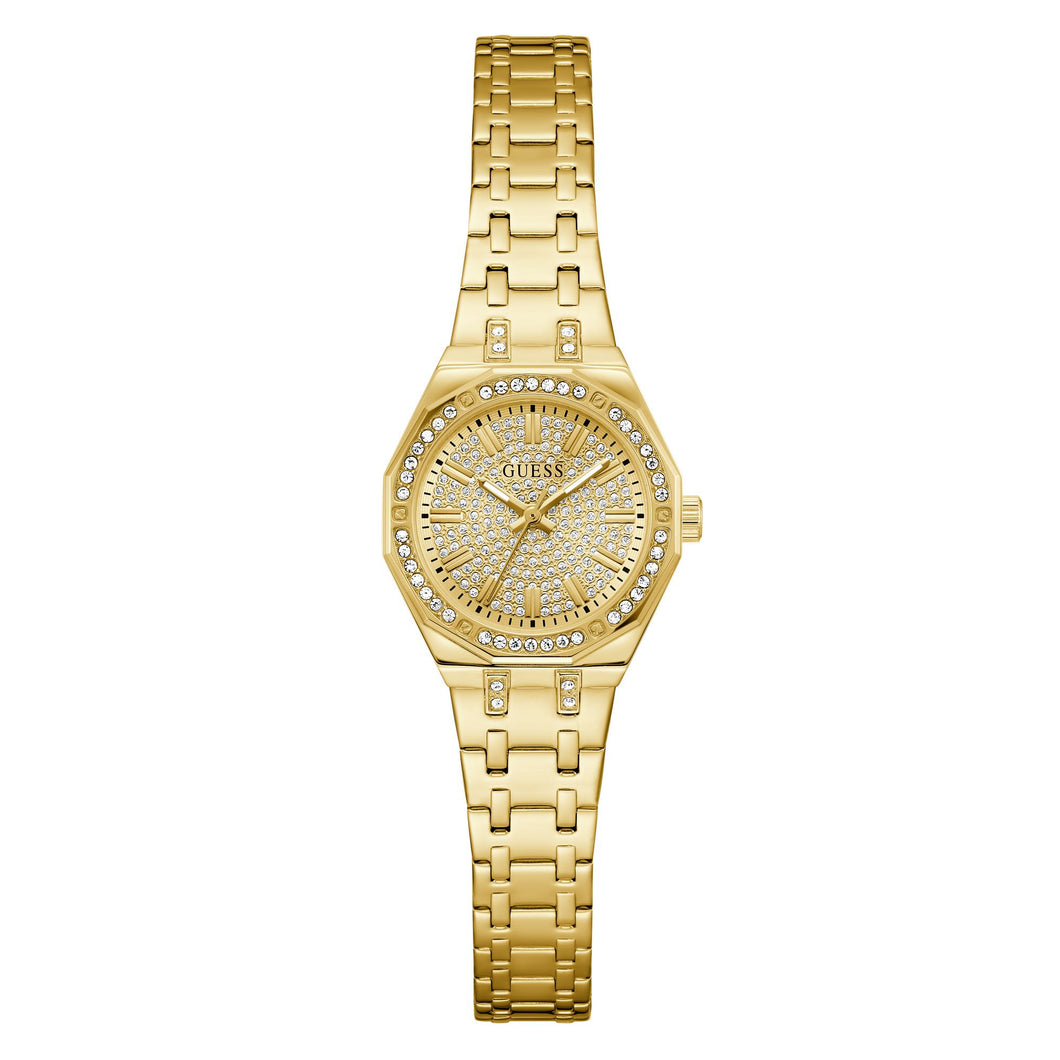 Guess Damen Uhr Armbanduhr PIXIE GW0931L2 Edelstahl gold