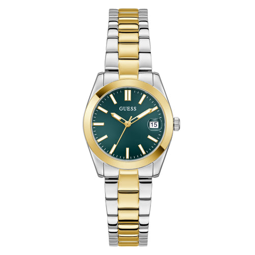 Guess Damen Uhr Armbanduhr ALICE GW0934L3 Edelstahl bicolor