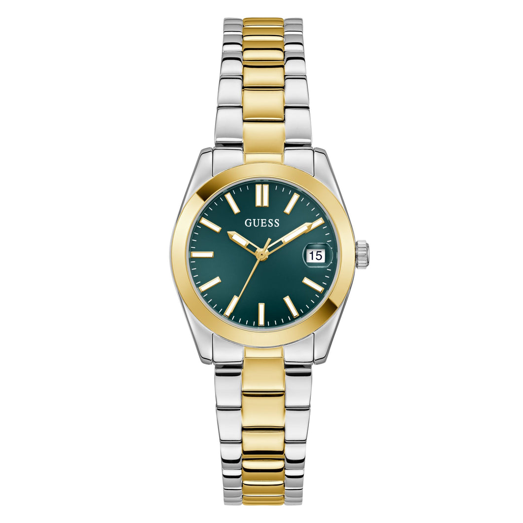 Guess Damen Uhr Armbanduhr ALICE GW0934L3 Edelstahl bicolor
