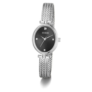 Guess Damen Uhr Armbanduhr RUBY GW0935L1 Edelstahl silber
