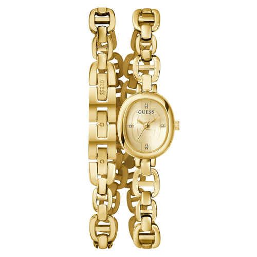 Guess Damen Uhr Armbanduhr VIVIAN GW0940L2 Edelstahl gold