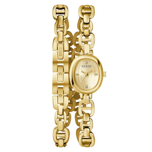 Guess Damen Uhr Armbanduhr VIVIAN GW0940L2 Edelstahl gold