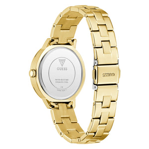 Guess Damen Uhr Armbanduhr G LACE GW0944L2 Edelstahl gold