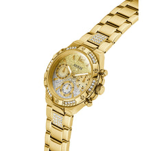 Laden Sie das Bild in den Galerie-Viewer, Guess Damen Uhr Armbanduhr HARLOW GW0950L2 Edelstahl gold