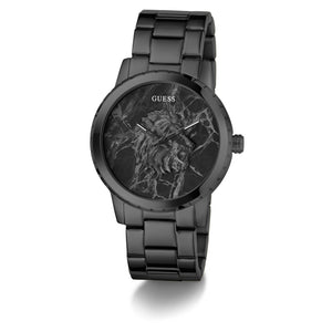 Guess Herren Uhr Armbanduhr MONARCH GW0958G3 Edelstahl schwarz