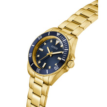Laden Sie das Bild in den Galerie-Viewer, Guess Herren Uhr Armbanduhr CLIFF GW0968G2 Edelstahl gold