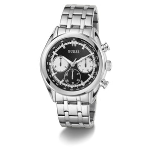Guess Herren Uhr Armbanduhr DAWSON GW0971G1 Edelstahl silber