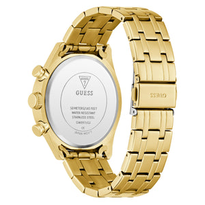 Guess Herren Uhr Armbanduhr DAWSON GW0971G2 Edelstahl gold