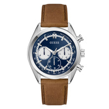 Laden Sie das Bild in den Galerie-Viewer, Guess Herren Uhr Armbanduhr DAWSON GW0972G1 Leder