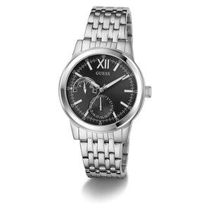 Guess Herren Uhr Armbanduhr EMERSON GW0976G1 Edelstahl silber