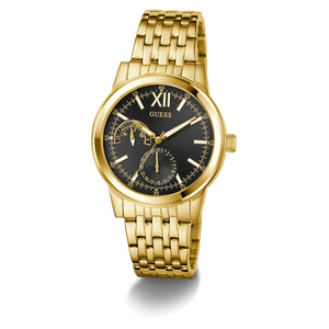 Guess Herren Uhr Armbanduhr EMERSON GW0976G2 Edelstahl gold