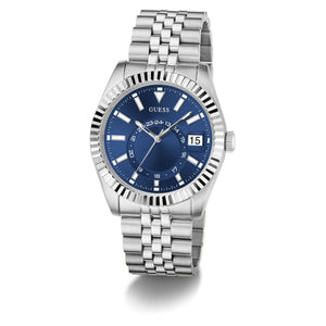 Guess Herren Uhr Armbanduhr JADEN GW0977G1 Edelstahl silber