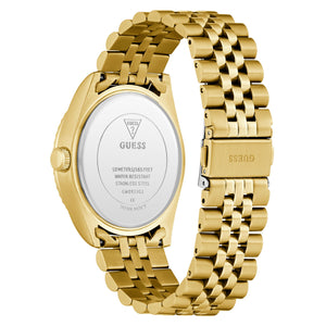 Guess Herren Uhr Armbanduhr JADEN GW0977G2 Edelstahl gold