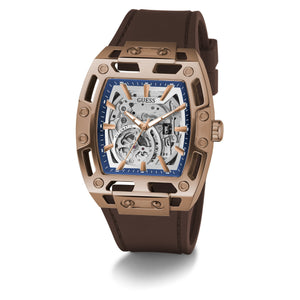 Guess Herren Uhr Armbanduhr Automatik PHOENIX GW0980G3 Silikon
