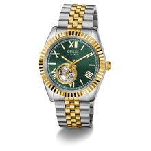 Laden Sie das Bild in den Galerie-Viewer, Guess Herren Uhr Armbanduhr Automatik GD CONNOISSEUR GW0984G4 Edelstahl bicolor