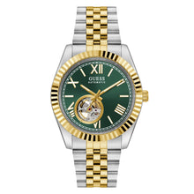 Laden Sie das Bild in den Galerie-Viewer, Guess Herren Uhr Armbanduhr Automatik GD CONNOISSEUR GW0984G4 Edelstahl bicolor