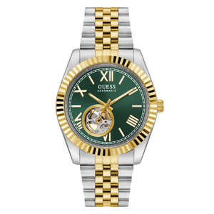 Guess Herren Uhr Armbanduhr Automatik GD CONNOISSEUR GW0984G4 Edelstahl bicolor