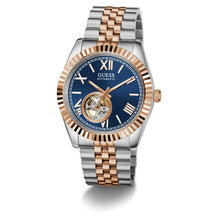 Laden Sie das Bild in den Galerie-Viewer, Guess Herren Uhr Armbanduhr Automatik GD CONNOISSEUR GW0984G5 Edelstahl bicolor