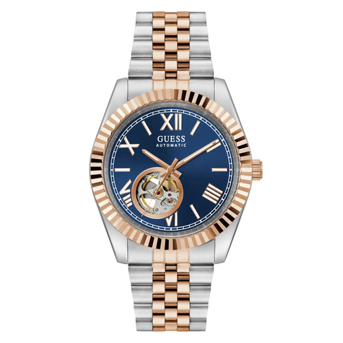 Guess Herren Uhr Armbanduhr Automatik GD CONNOISSEUR GW0984G5 Edelstahl bicolor