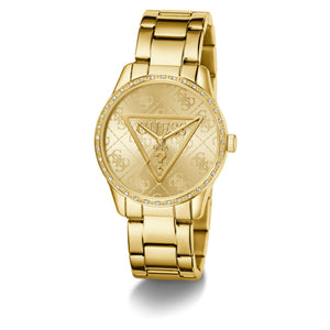 Guess Damen Uhr Armbanduhr ROXY GW0987L2 Edelstahl gold