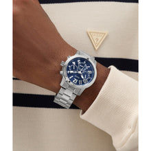 Laden Sie das Bild in den Galerie-Viewer, Guess Herren Uhr Armbanduhr PARKER GW1006G1 Edelstahl silber