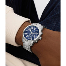 Laden Sie das Bild in den Galerie-Viewer, Guess Herren Uhr Armbanduhr PARKER GW1006G1 Edelstahl silber