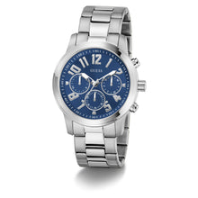 Laden Sie das Bild in den Galerie-Viewer, Guess Herren Uhr Armbanduhr PARKER GW1006G1 Edelstahl silber