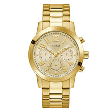 Laden Sie das Bild in den Galerie-Viewer, Guess Herren Uhr Armbanduhr PARKER GW1006G2 Edelstahl gold