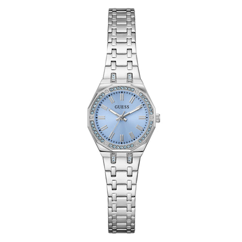 Guess Damen Uhr Armbanduhr PIXIE GW1010L1 Edelstahl silber