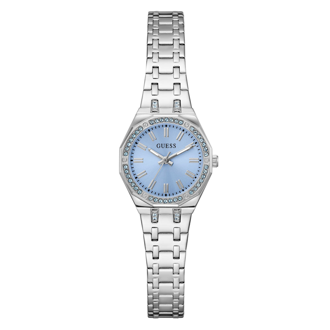 Guess Damen Uhr Armbanduhr PIXIE GW1010L1 Edelstahl silber