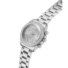 Laden Sie das Bild in den Galerie-Viewer, Guess Damen Uhr Armbanduhr VICTORIA GW1037L1 Edelstahl silber