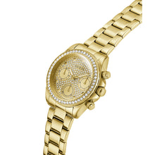 Laden Sie das Bild in den Galerie-Viewer, Guess Damen Uhr Armbanduhr VICTORIA GW1037L2 Edelstahl gold