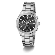 Laden Sie das Bild in den Galerie-Viewer, Guess Herren Uhr Armbanduhr PALMER GW1048G1 Edelstahl silber