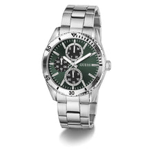 Laden Sie das Bild in den Galerie-Viewer, Guess Herren Uhr Armbanduhr VELOCITY GW1061G1 Edelstahl silber