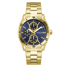 Laden Sie das Bild in den Galerie-Viewer, Guess Herren Uhr Armbanduhr VELOCITY GW1061G2 Edelstahl gold