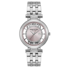 Laden Sie das Bild in den Galerie-Viewer, Kenneth Cole New York Damen-Armbanduhr Analog Quarz Edelstahl KC15005011