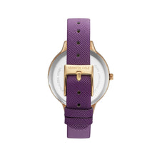 Laden Sie das Bild in den Galerie-Viewer, Kenneth Cole New York Damen Uhr Armbanduhr Leder KC15056002