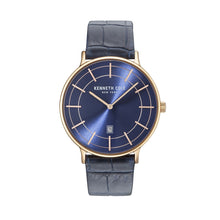 Laden Sie das Bild in den Galerie-Viewer, Kenneth Cole New York Herren Uhr Armbanduhr Leder KC15057015