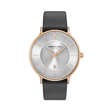Laden Sie das Bild in den Galerie-Viewer, Kenneth Cole New York Herren Uhr Armbanduhr Leder KC15097002