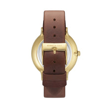 Laden Sie das Bild in den Galerie-Viewer, Kenneth Cole New York Herren Uhr Armbanduhr Leder KC15097004