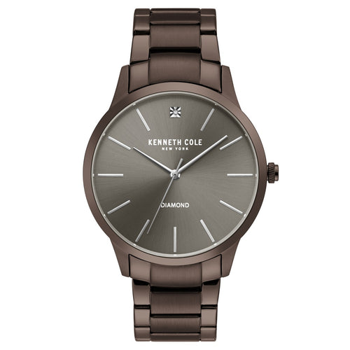 Kenneth Cole New York Herren-Armbanduhr Analog Quarz Edelstahl KC15111008