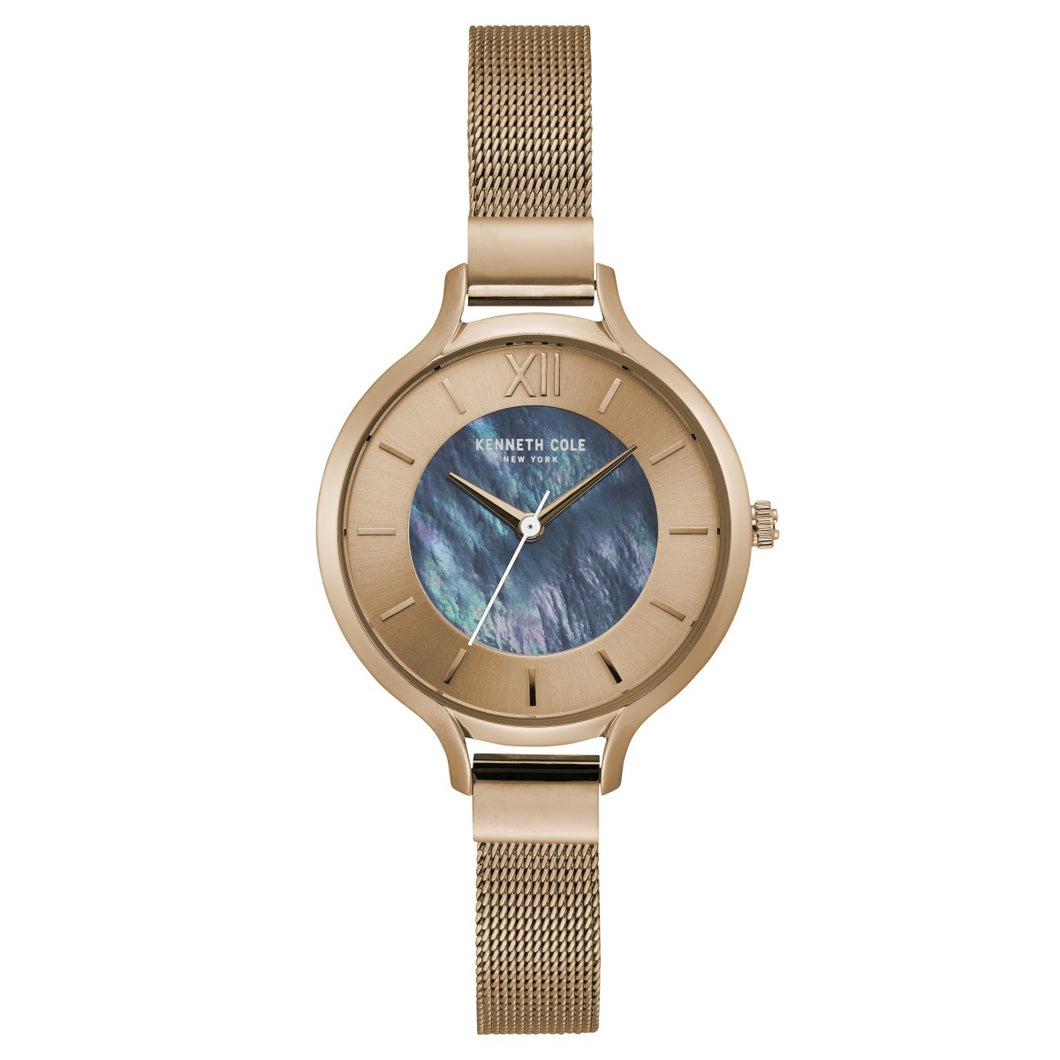 Kenneth Cole New York Damen-Armbanduhr Analog Quarz Edelstahl KC15187001