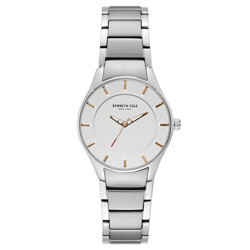 Kenneth Cole New York Damen-Armbanduhr Analog Quarz Edelstahl KC15201001