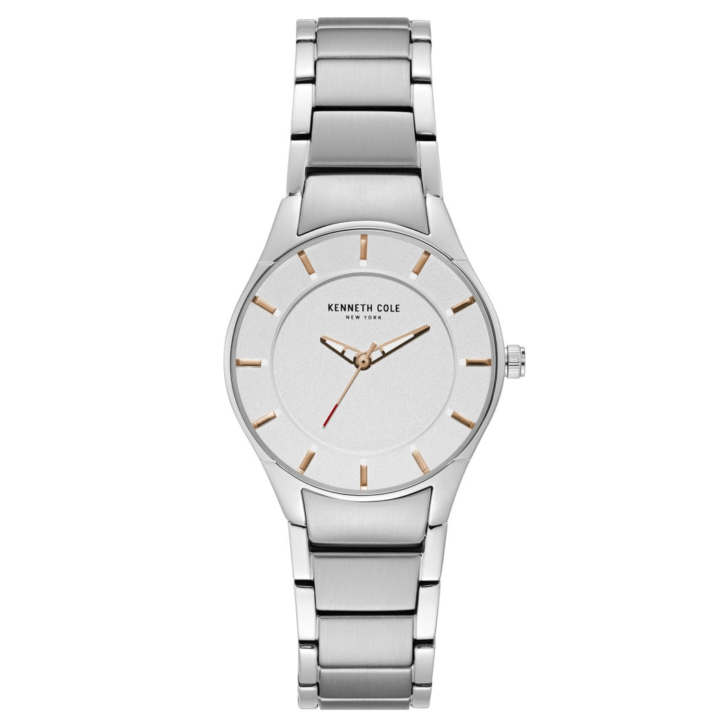 Kenneth Cole New York Damen-Armbanduhr Analog Quarz Edelstahl KC15201001