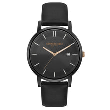 Laden Sie das Bild in den Galerie-Viewer, Kenneth Cole New York Herren-Armbanduhr Analog Quarz Leder KC15202004