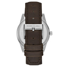 Laden Sie das Bild in den Galerie-Viewer, Kenneth Cole New York Herren-Armbanduhr Analog Quarz Leder KC15205001-1