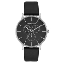 Laden Sie das Bild in den Galerie-Viewer, Kenneth Cole New York Herren-Armbanduhr Analog Quarz Leder KC50008001