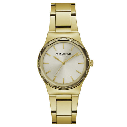Kenneth Cole New York Damen-Armbanduhr Analog Quarz Edelstahl KC50059001