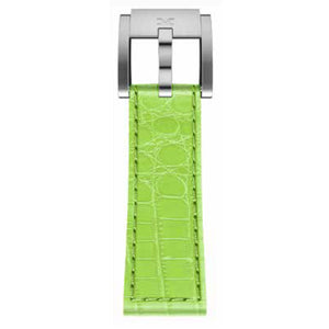 TW Steel Marc Coblen Armband Uhrenband Leder 22 MM Kroko hellgrün LB_HG_K_S