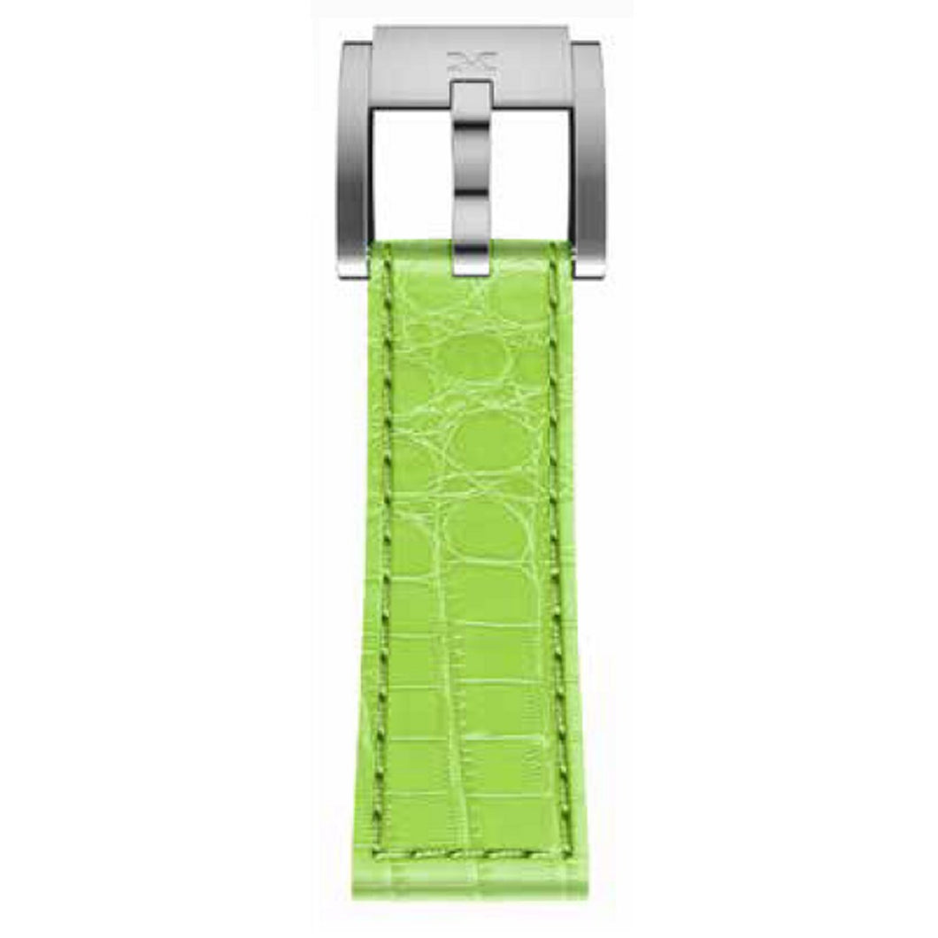 TW Steel Marc Coblen Armband Uhrenband Leder 22 MM Kroko hellgrün LB_HG_K_S